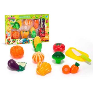 Набір продуктів “Кулінарна фантазія” 77820 "WToys", 18 елементів, овочі на липучках, дошка для на...