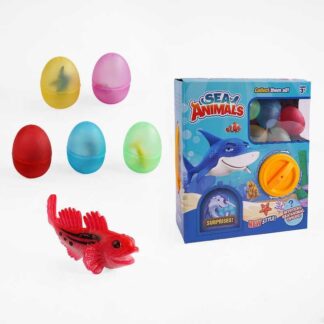Набір тварин 757-131 морські мешканці в яйці, 10 штук, в коробці