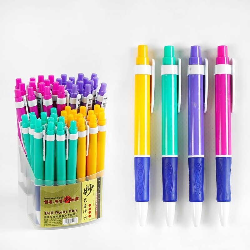 Набір кулькових ручок С 51750 ЦІНА ЗА 50 ШТУК У БЛОЦІ, синя паста, товщина 1.0 мм