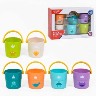 Набор для купания HE 0223 Ведро сито, 6 шт в коробке
