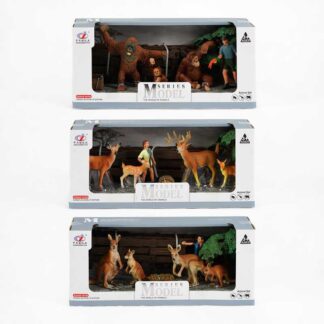 Набор животных Q 9899 С 6 3 вида, в коробке