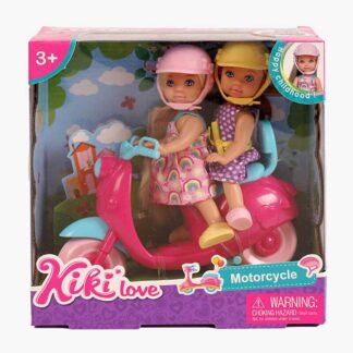 Набір ляльок 88007 мопед, в коробці