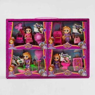 Набір ляльок SM 0688-2 ЦІНА ЗА 8 ШТУК В БЛОЦІ, висота 11 см, аксесуари, герої