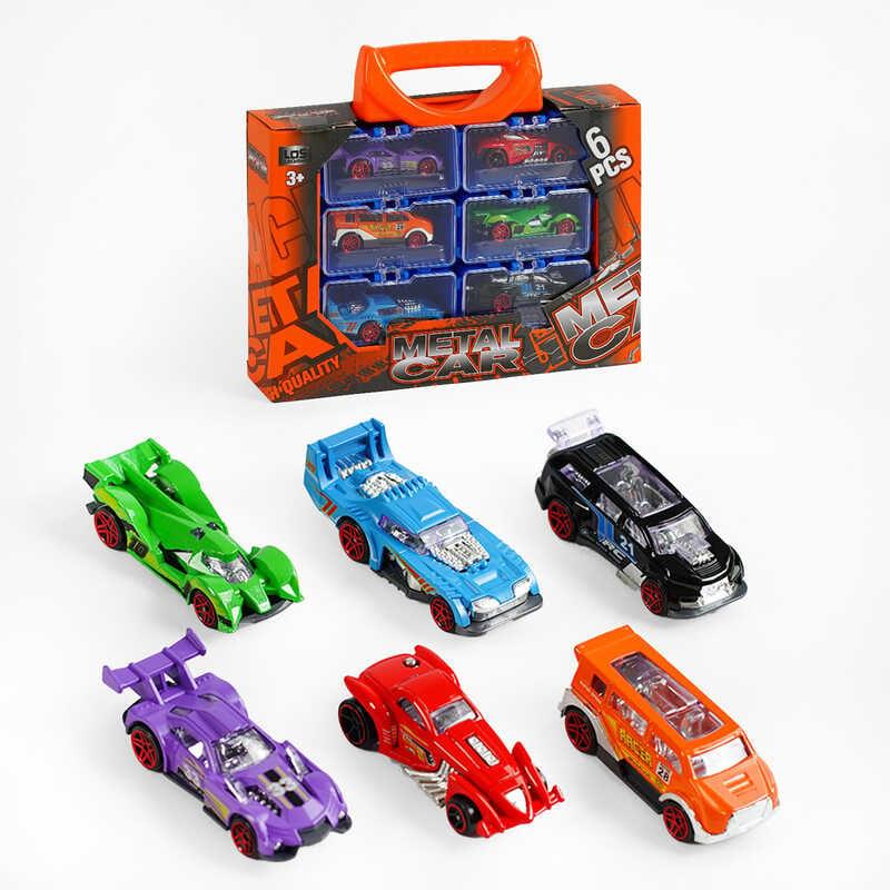 Набір машин 3101-3 , 6 металопластикових машин, окремі контейнери, в коробці