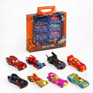 Набір машин 3102-4 8 металопластикових машин, окремі контейнери, в коробці