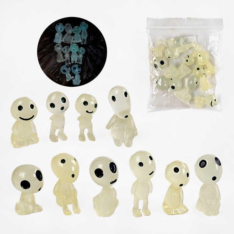 Неонові фігурки C 66849 люмінесцентні, підсвічуються блакитним, в пакеті, ЦІНА ЗА 10 ШТУК В УПАКОВЦІ