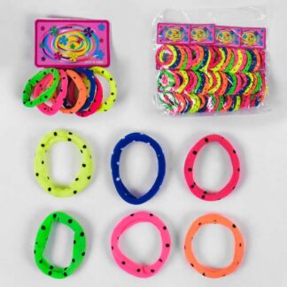 Резинки для волосся С 34249 72 штуки в упаковці, ЦІНА ЗА УПАКОВКУ