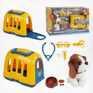 Собачка 906-1 переноска, миска з їжею, інструменти ветеринара, в коробці