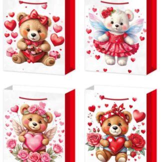 Пакет подарунковий C 69507 4 види, МАЛИЙ, ВИДАЄТЬСЯ ТІЛЬКИ МІКС ВИДІВ