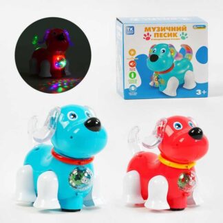 Собачка на батарейках TK - 56499 "TK Group" ОЗВУЧ. УКР. МОВОЮ, 2 кольори, колесо вільного ходу, с...