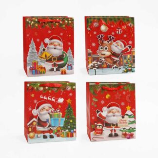 Пакет подарунковий C 69592 4 види, СЕРЕДНІЙ, ВИДАЄТЬСЯ ТІЛЬКИ МІКС ВИДІВ