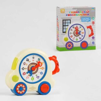 Розвиваючий годинник TK - 81822 "TK Group", ОЗВУЧУВАННЯ УКРАЇНСЬКОЮ МОВОЮ, пісні, казки, цифри, п...