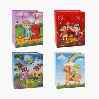 Пакет подарунковий C 69734 4 види, СЕРЕДНІЙ, ВИДАЄТЬСЯ МІКС ВИДІВ