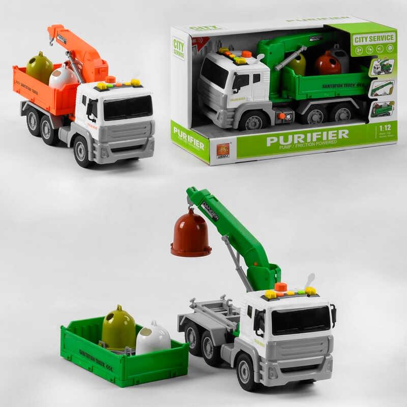 Спецтехніка WY 822 A / WY 822 B "Автокран", 2 кольори, на батарейках, інерція, помповий , висувна...