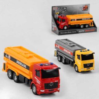 Спецтехника 6719 “Play Smart” 2 цвета, металлопластик, на батарейках, инерция, свет, звук, в коробке