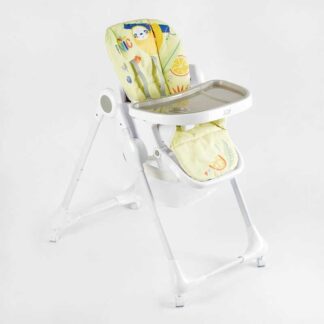 Стільчик для годування Joy K-94011 мягкий чохол ПВХ, 4 колеса, з’ємний столик, корзинка, в коробці
