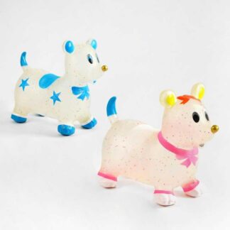 Стрибун гумовий M 48562 2 види, "Собачка", вага 1300 грамм, у пакеті