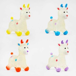 Стрибун гумовий С 59401 4 види, "Олень", вага 1300 грамів, у пакеті, ВИДАЄТЬСЯ ТІЛЬКИ МІКС ВИДІВ