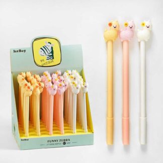 Ручка C 60775 ЦІНА ЗА 36 ШТУК В БЛОЦІ, гелева, синя паста