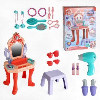 Трюмо 661-133 світло, звук, фен на батарейках, стільчик, аксесуари, в коробці