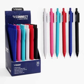 Ручка C 71971 ЦІНА ЗА 36 ШТУК В БЛОЦІ, кулькова, синя паста, в коробці