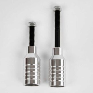 Пеги для трюкового самоката FD - 2066 ЦЕНА ЗА 2 ШТУКИ В КУЛЬКЕ, цвет серебрянный, анодированная п...