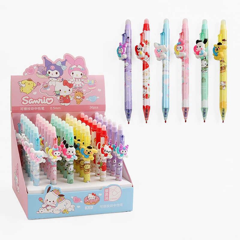 Ручка C 72648 ЦІНА ЗА 36 ШТУК В БЛОЦІ, герой, гелева, синя паста, стирається, у коробці