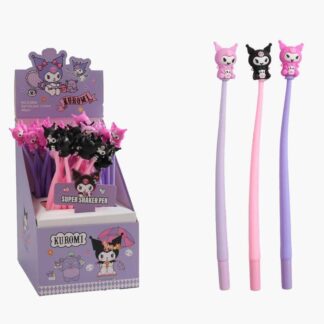 Ручка C 72655 ЦІНА ЗА 48 ШТУК В БЛОЦІ, гелева, синя паста, герой, прикраса, в коробці