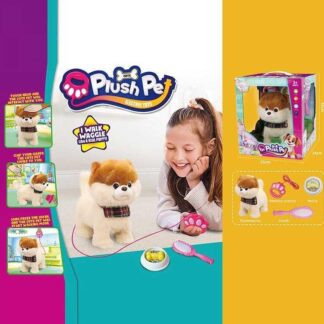 Улюбленець 933-193 E “Собачка”, повідець-пульт керування, ходить, гавкає, рухає хвостиком, реагує...