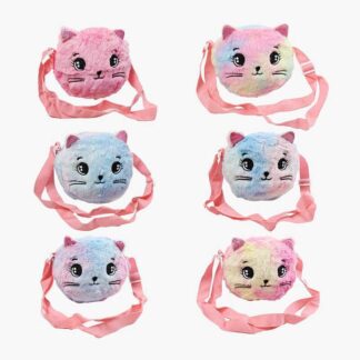 Сумочка C 59211 плюшева, 1 відділ, регульований ремінець, ВИДАЄТЬСЯ МІКС ВИДІВ