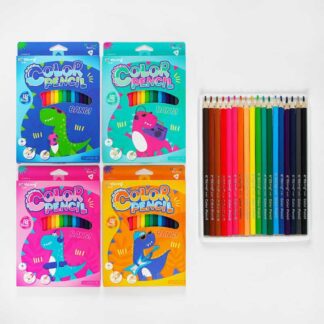 Олівці C 61988 4 види, 18 шт в упаковці, 18 кольорів, в коробці, ВИДАЄТЬСЯ ТІЛЬКИ МІКС ВИДІВ