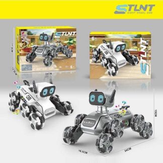 Песик на радіокеруванні CX 103 2 кольори, акумулятор 3.7 V, USB кабель, музика, підсвічування, пу...