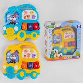 Пианино 36541 "ТК Group", УКРАИНСКОЕ ОЗВУЧИВАНИЕ, "Автобус", 2 види, подсветка, изучение цифр, ме...