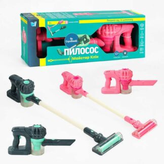 Пилосос 83718 / XG 2-33 AB "WToys", 2 кольори, 3 насадки, підсвічування, дзижчання, всмоктує пил,...