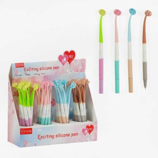 Ручка D 35225 гелева, синя паста, в коробці, ЦІНА ЗА 48 ШТУК В БЛОЦІ