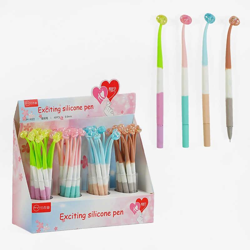 Ручка D 35225 гелева, синя паста, в коробці, ЦІНА ЗА 48 ШТУК В БЛОЦІ