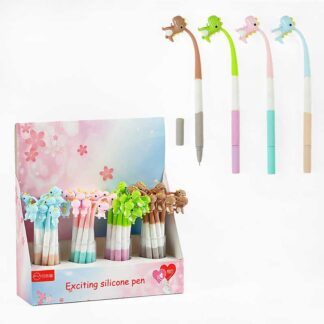 Ручка D 35226 гелева, синя паста, в коробці, ЦІНА ЗА 48 ШТУК В БЛОЦІ