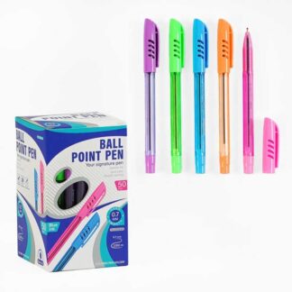 Ручка С 62099 кулькова, синя паста, в коробці, ЦІНА ЗА 50 ШТУК В БЛОЦІ