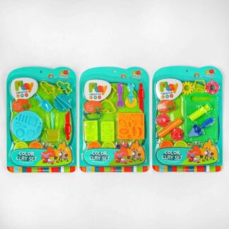 Тісто для ліплення 5838-160 /161/162 3 види, 5 кольорів, аксесуари, на листі