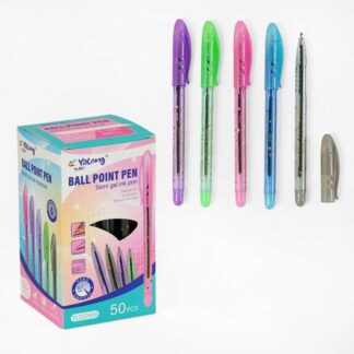 Ручка С 62101 кулькова, синя паста, в коробці, ЦІНА ЗА 50 ШТУК В БЛОЦІ