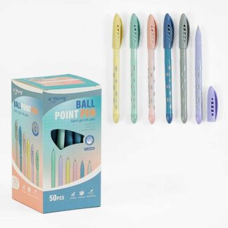 Ручка С 62102 кулькова, синя паста, в коробці, ЦІНА ЗА 50 ШТУК В БЛОЦІ