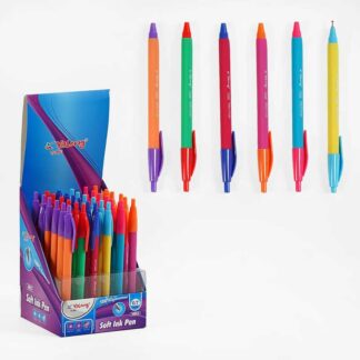 Ручка С 62104 кулькова, синя паста, в коробці, ЦІНА ЗА 36 ШТУК В БЛОЦІ