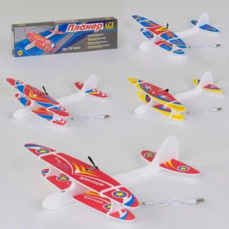 Планер з мотором F 32102 / 16042 "TK Group", аккумулятор, USB кабель, 4 цвета, в коробке