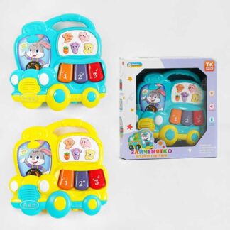 Піаніно “Зайченятко” TK - 27045 "TK Group", ОЗВУЧУВАННЯ УКРАЇНСЬКОЮ МОВОЮ, підсвічування, міні-іг...