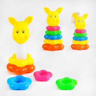 Пірамідка 0908-49 “Порося”, 6 елементів, висота 20 см, в сітці