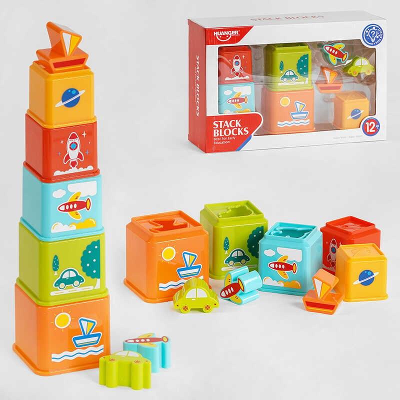 Пірамідка HE 0225 сортер, в коробці