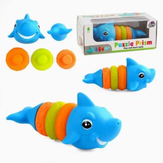 Пірамідка XQ 9934 B “Акула”, гумова, 5 елементів, в коробці