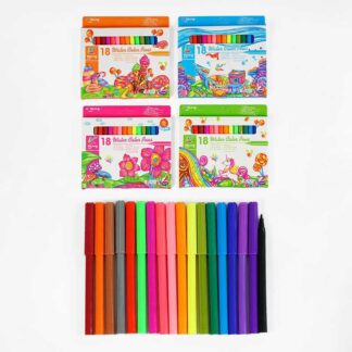 Фломастери С 62039 18 кольорів, на водній основі, в коробці