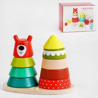 Пірамідка дерев`яна C 54571 у коробці