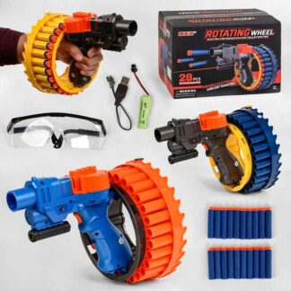 Пістолет KB 113 /113-1/113-2 3 кольори, акумулятор 3.7V, 30 мягких патронов на присоске, съемный...